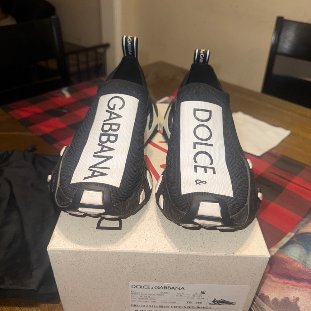 Dolce & Gabbana Monochrome Logo Sneakers